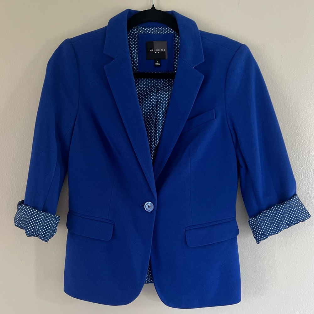 The Limited Cobalt Blue Tailored Blazer